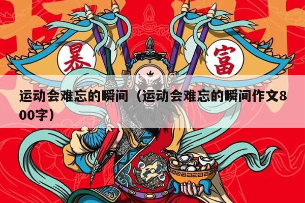 运动会难忘的瞬间（运动会难忘的瞬间作文800字）