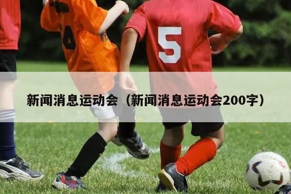 新闻消息运动会（新闻消息运动会200字）