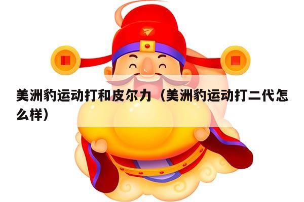 美洲豹运动打和皮尔力（美洲豹运动打二代怎么样）