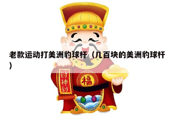 老款运动打美洲豹球杆（几百块的美洲豹球杆）