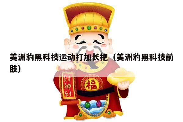 美洲豹黑科技运动打加长把（美洲豹黑科技前肢）