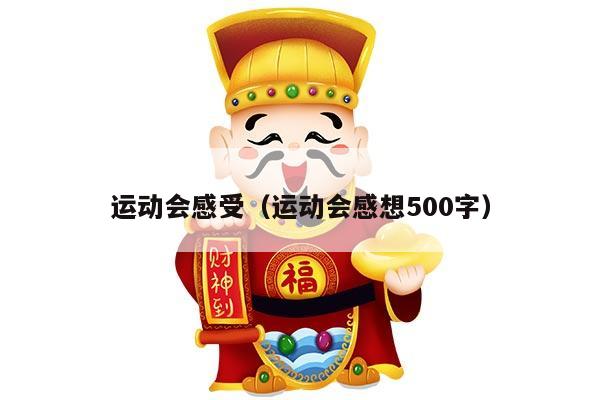 运动会感受（运动会感想500字）